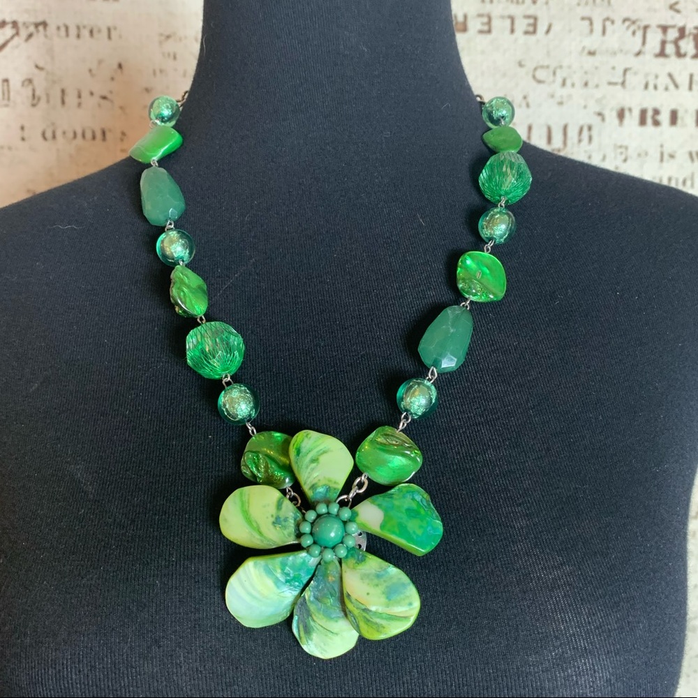 Vintage Statement Necklace Adjustable - image 3